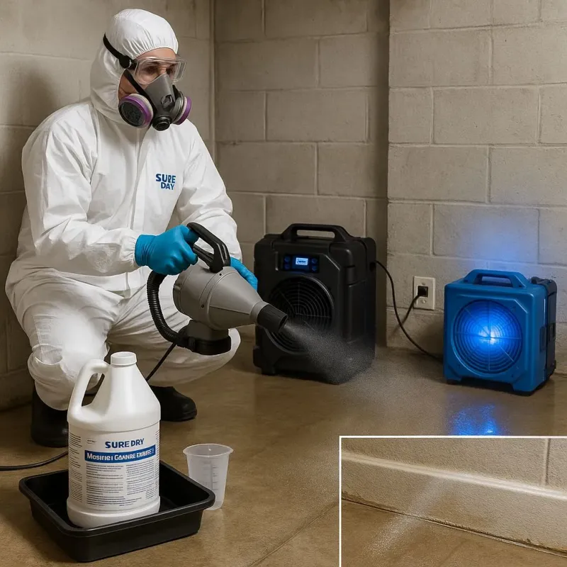 Sanitization and Odor Removal process in Townsend, MA