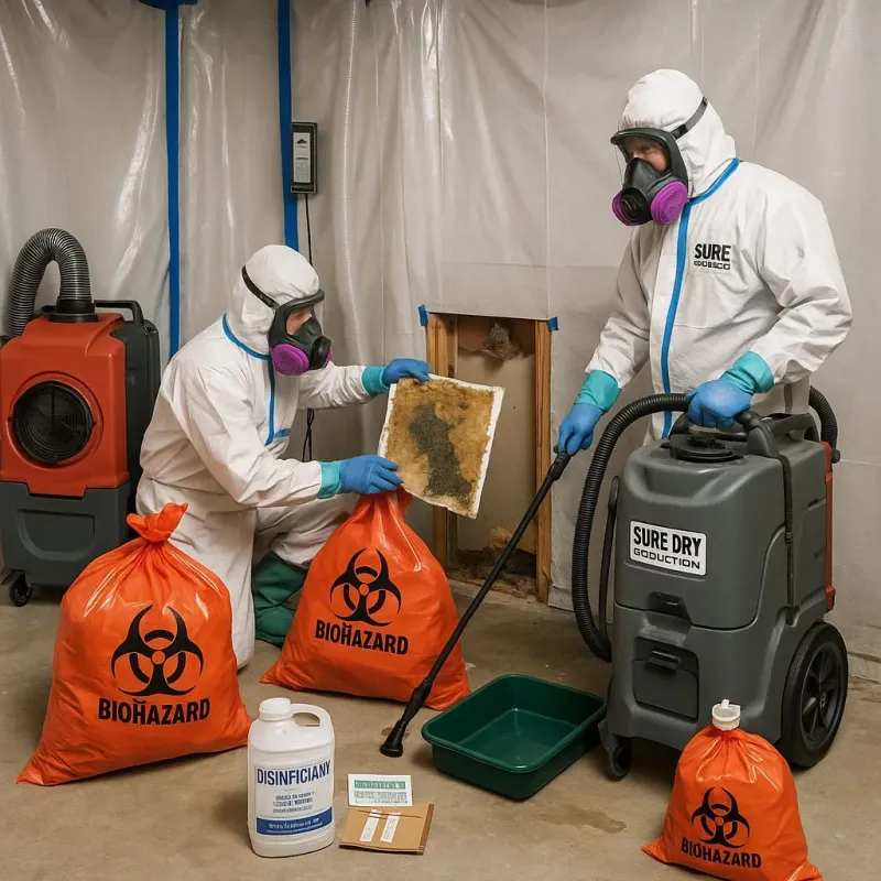Contaminated Water Handling Protocols process in Townsend, MA
